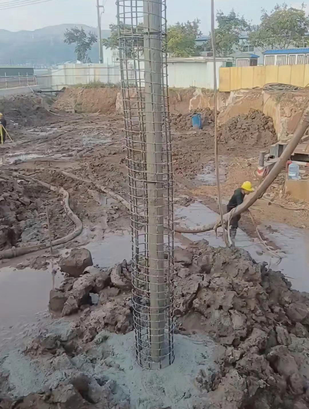 威海荣成长螺旋钻孔压灌桩